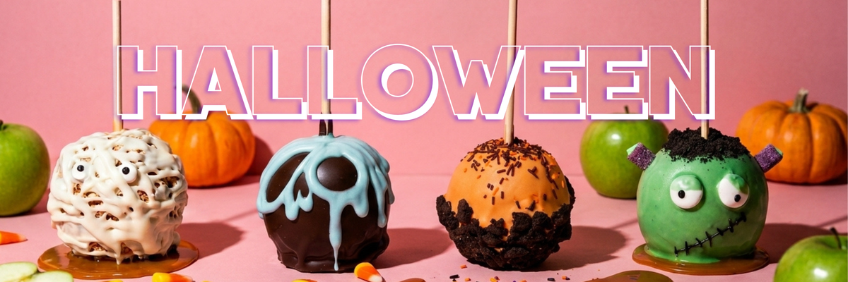 Love Dem Apples Halloween caramel apples